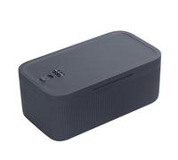 La solution de sécurité : une boîte de rangement verrouillable pour protéger les téléphones et les collations tout en soutenant la pleine conscience (gris bleu)