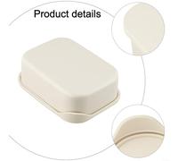 La solution déjeuner est une option robuste et durable avec un séparateur flexible pour organiser votre repas en sections (blanc)