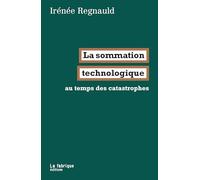 La sommation technologique: au temps des catastrophes