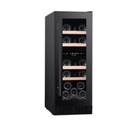 LA SOMMELIERE Cave à vin encastrable de service LSBU18DZ, 30 cm, 18 bouteilles, double zone
