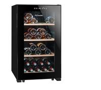 La Sommelière Cave à vin LS52BLACK – 52 bouteilles, 1 zone, Classe F, 37 dB