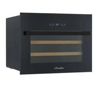 La Sommelière LSBI28B - Cave à vin - encastrable - niche - largeur : 56 cm - profondeur : 55 cm - hauteur : 45 cm - 62 litres - classe G - noir Noir G