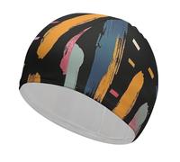 La Sorcière des Ténèbres Arc-en-Ciel Femmes Adulte Bonnet de Bain Imperméable Bonnets de Bain pour Femmes, Cheveux Longs et Courts