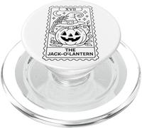 La sorcière d'halloween du Tarot Jack O'Lantern PopSockets PopGrip pour MagSafe