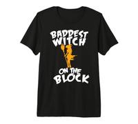 La sorcière d'halloween est la Plus méchante du Quartier T-Shirt Haut de Gamme