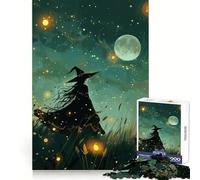 La sorcière Parmi Les lucioles Puzzle de 1000 pièces pour Adolescents Détection logique Idée Cadeau Originale et Amusante (38x26cm)