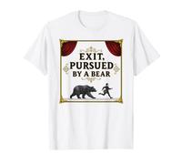 La Sortie est poursuivie par Un Ours, Une Blague littéraire de Shakespeare T-Shirt