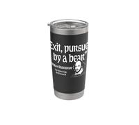 La sortie poursuivie par un ours William Shakespeare Le Conte d'hiver Gobelet isotherme en acier inoxydable double paroi