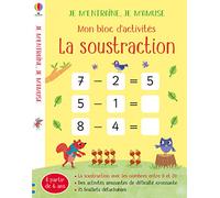 La soustraction - Mon bloc d'activités - Je m'entraine, je m'amuse