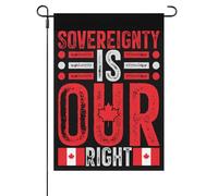 La Souveraineté Est Notre Droit Drapeaux Suspendre Drapeaux De Jardin Avec Œillets Drapeau De Cour Pour Chambres Dortoirs Fêtes 30X45cm