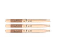 LA Specials Baguettes Hickory 7A, Olive Bois, Pack de 3 Paires