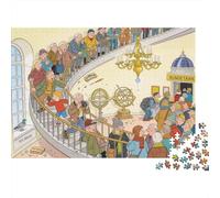 La Spirale Tour Ronde de Copenhague Puzzle en Bois Imperméable DIY Puzzles De 1000 Pièces pour Adultes Cadeaux Impossible Jeux Éducatifs
