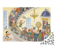 La Spirale Tour Ronde de Copenhague Puzzle en Bois Imperméable DIY Puzzles De 1000 Pièces pour Adultes Amusant Jeux De Stimulants