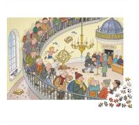 La Spirale Tour Ronde de Copenhague Puzzle en Bois Imperméable Puzzles De 1000 Pièces pour Adultes Cadeaux Défi Et Casse-tête De Décoration pour La Maison