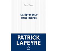 La Splendeur dans l'herbe - Patrick Lapeyre - P.o.l. - broché - Roman