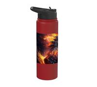 La splendeur majestueuse du phénix de la résurrection Stainless Steel Insulated Water Bottle