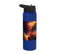 La splendeur majestueuse du phénix de la résurrection Stainless Steel Insulated Water Bottle