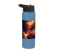 La splendeur majestueuse du phénix de la résurrection Stainless Steel Insulated Water Bottle