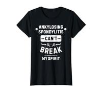La spondylarthrite ankylosante ne Peut Pas briser Mon Esprit T-Shirt Graphique avec Valeur, Femme, Noir, XS