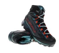 La Sportiva - Women's Aequilibrium Hike GTX - Chaussures de randonnée - EU 37,5 - carbon / everglade