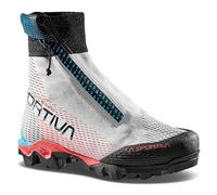 La Sportiva - Chaussures d'alpinisme en GORE-TEX - Aequilibrium Speed GTX W White/Hibiscus pour Femme - Taille 40.5 - Blanc Blanc 40.5