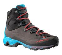 La Sportiva Aequilibrium Trek Gore-TEX Chaussures de marche pour femme SS25, Carbone Malibu Bleu, 39.5 EU