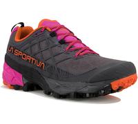 La Sportiva - Akyra II Woman - Chaussures trail femme Carbon / Cherry Tomato - 37