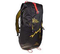 La Sportiva Alpine Backpack Jaune - Sac à dos alpin en nylon renforcé ultra léger - 30 l - Taille 30 l - Couleur : noir - jaune