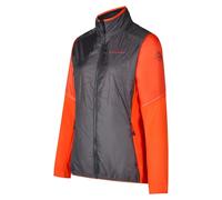 La Sportiva - Ascent Primaloft Jkt - Doudoune femme Carbon / Cherry Tomato - L