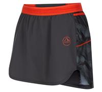 La Sportiva - Auster Skirt - Short trail femme Carbon / Cherry Tomato - M