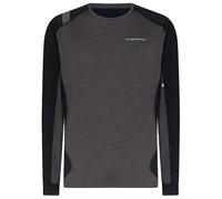 La Sportiva - Beyond Long Sleeve M Carbon Black - S - Tee-shirt de rando