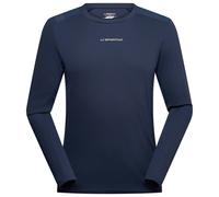 La Sportiva - Beyond Longsleeve Night Sky Chalk - L - Tee-shirt de rando