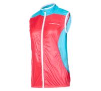 La Sportiva - Briza Windbreaker Vest W - Veste sans manches femme Hibiscus / Malibu Blue - M