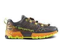 La Sportiva Chaussures de trail enfant Bushido II Jr Gris/Vert/Orange Modèle 2026 Taille 35