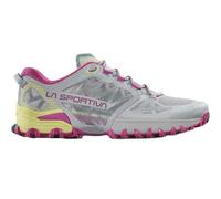La Sportiva - Chaussures de trail - Bushido III Woman Moon/Springtime pour Femme - Taille 40 - Gris Gris 40
