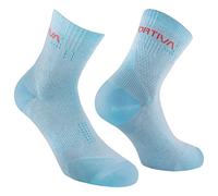 La Sportiva Chaussettes longues Sprint Trail – Blanc/Hibiscus – XL (44/46)