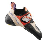 La Sportiva Chaussons d'escalade Solution Woman pour femme white/lily orange 35,5 EU