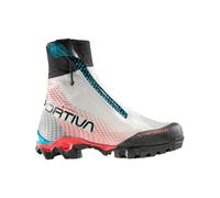 La Sportiva - Chaussures d'alpinisme en GORE-TEX - Aequilibrium Speed GTX W White/Hibiscus pour Femme - Taille 41 - Blanc Blanc 41