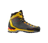 La Sportiva - Chaussures d'alpinisme en GORE-TEX - Trango Tech Leather GTX Black/Yellow pour Homme en Cuir - Taille 42,5 - Noir Noir 42,5