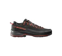 La Sportiva - Chaussures d'approche en GORE-TEX® - TX4 Evo GTX Carbon/Cherry Tomato pour Homme en Cuir - Taille 41,5 - Gris Gris 41,5