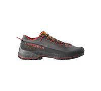 La Sportiva - Chaussures d'approche - TX4 Evo ST Carbon/Mountain Red pour Homme en Cuir - Taille 44.5 - Gris Gris 44.5