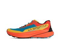 La Sportiva Chaussures de course Prodigio Trail pour homme, Bleu tropique/tomate cerise, 42.5 EU