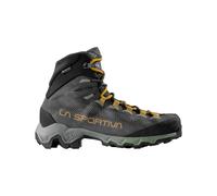 La Sportiva - Chaussures de randonnée en GORE-TEX - Aequilibrium Hike W GTX Carbon/Aspen Green pour Femme - Taille 38 - Gris Gris 38