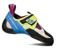 La Sportiva Chaussures d'escalade Skwama pour femme, Vert pomme/bleu cobalt 2, 39.5 EU