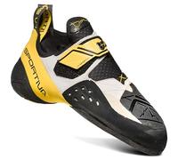 La Sportiva Chaussures d'escalade Solution pour homme, Blanc/Jaune 2, 45 EU