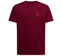 La Sportiva - Circle Logo T-Shirt - T-shirt - S - redwood / mountain red