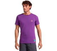 La Sportiva - Climbing on the Moon T-Shirt M - T-shirt homme Viola / Giallo - S