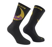 La Sportiva - Climbing on the Moon Socks - Chaussettes Black / Yellow - 2XL