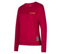 La Sportiva Climbing On The Moon Sweatshirt Rose XS Femme