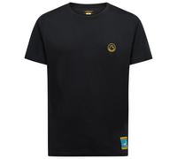 La Sportiva - Climbing on the Moon T-Shirt M - T-shirt homme Nero / Giallo - S